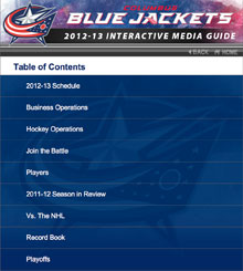 Columbus Blue Jackets Media Guide